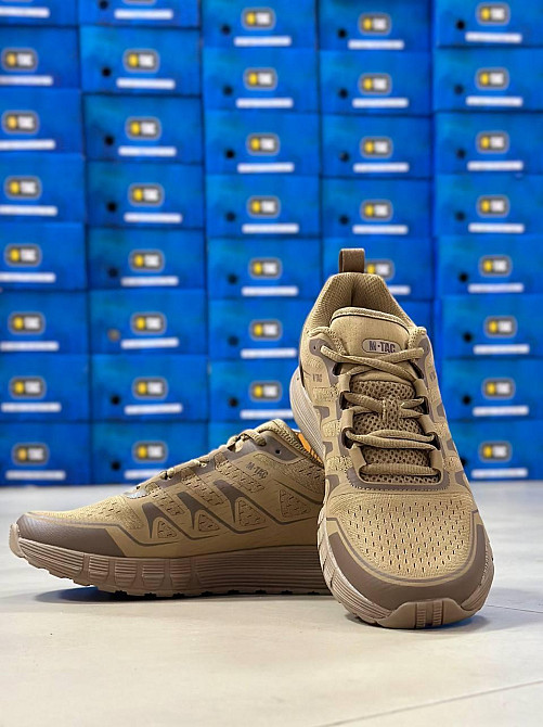 Чоловічі армійські кросівки койот M TAC тактичні літні кросівки для військових і активного відпочинку Львів - фото 5