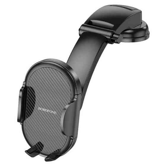 Автотримач для телефона BOROFONE BH73 Charm press type center console car holder Black Київ