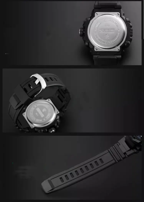 Мужские наручные часы Skmei 1164 (Черные) Винница - изображение 9