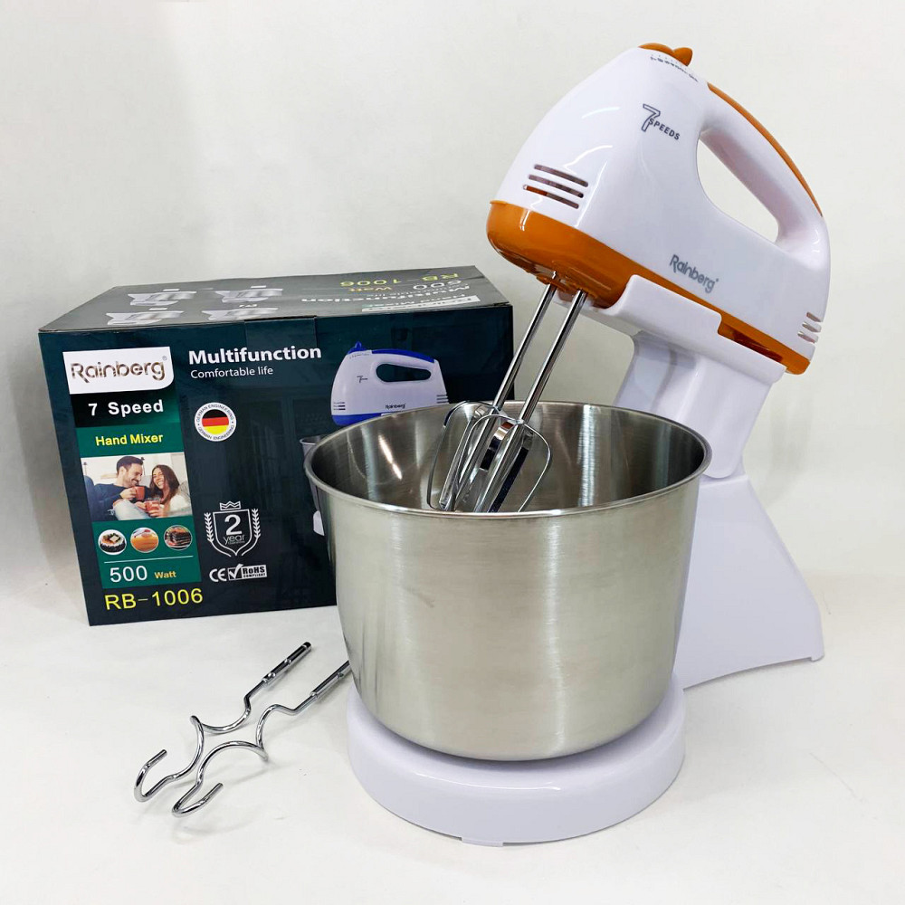 Ручний кухонний міксер для кондитера, Міксер зі змінними насадками стаціонарний Кращий ручний HL-25 Львів - фото 6
