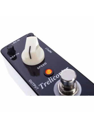 Гитарная педаль Mooer Trelicopter MTR1, аналоговое Tremolo, True Bypass, регулировка Depth, Rate и Bias, металлический корпус Киев