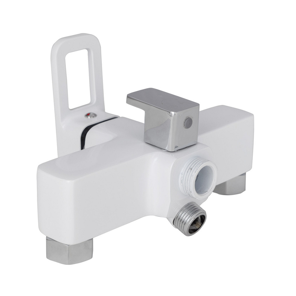 Змішувач для ванни Lidz Wawel 005 з поворотним виливом (з душовим гарнітуром) (k35) LDWAW005WHI45399 White Київ - фото 3