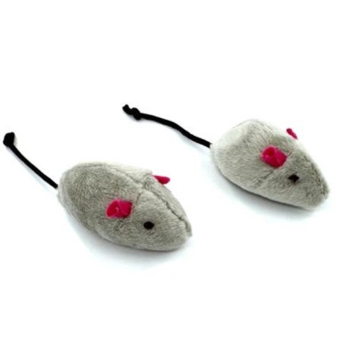 Іграшка для котів Hippie Pet Мишка сіра 6 см (HIPCT2304067) Вінниця - фото 1