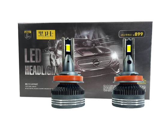 Комплект светодиодных LED ламп Sanvi V2 H11/H8/H9 (PGJ19) Canbus 65W 16000Lm 5500K 12V Харьков
