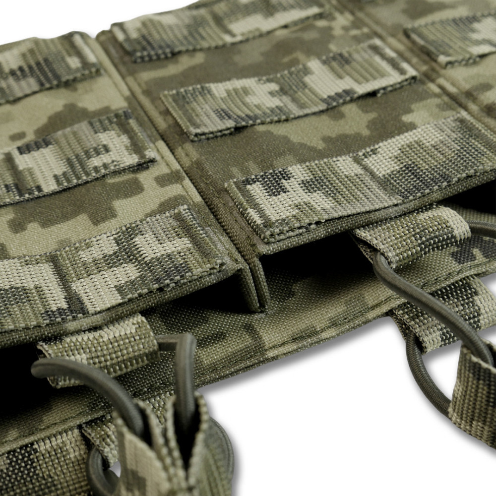 Зʼємна передня панель до плитоноски з підсумками під 3 магазини піксель Київ - фото 6