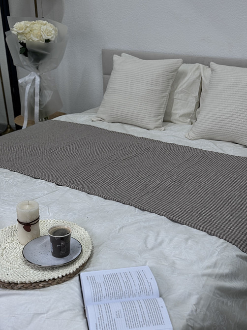 Vladi Плед Vladi 140x200 см вовняно-кашемірове 40/5% Тоскана коричневий Коломия - фото 1