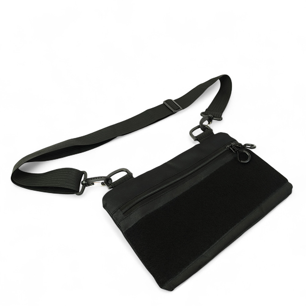 Молодежная тактическая сумка для патчей на плечо с 4 карманами black YC-83 Львов - изображение 3