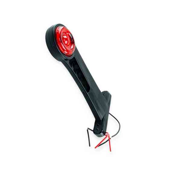 Фонарь (рог прямой) средний LED (red-white) (24V) габаритный Мукачево