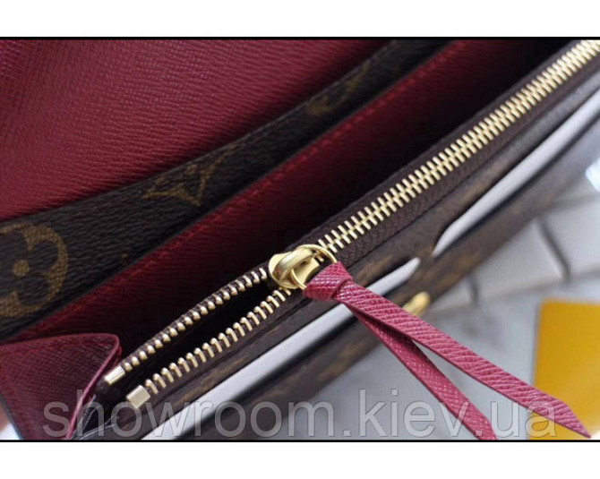 Женский вместительный кошелек ЛВ (60136) crimson Lux Киев - photo 5