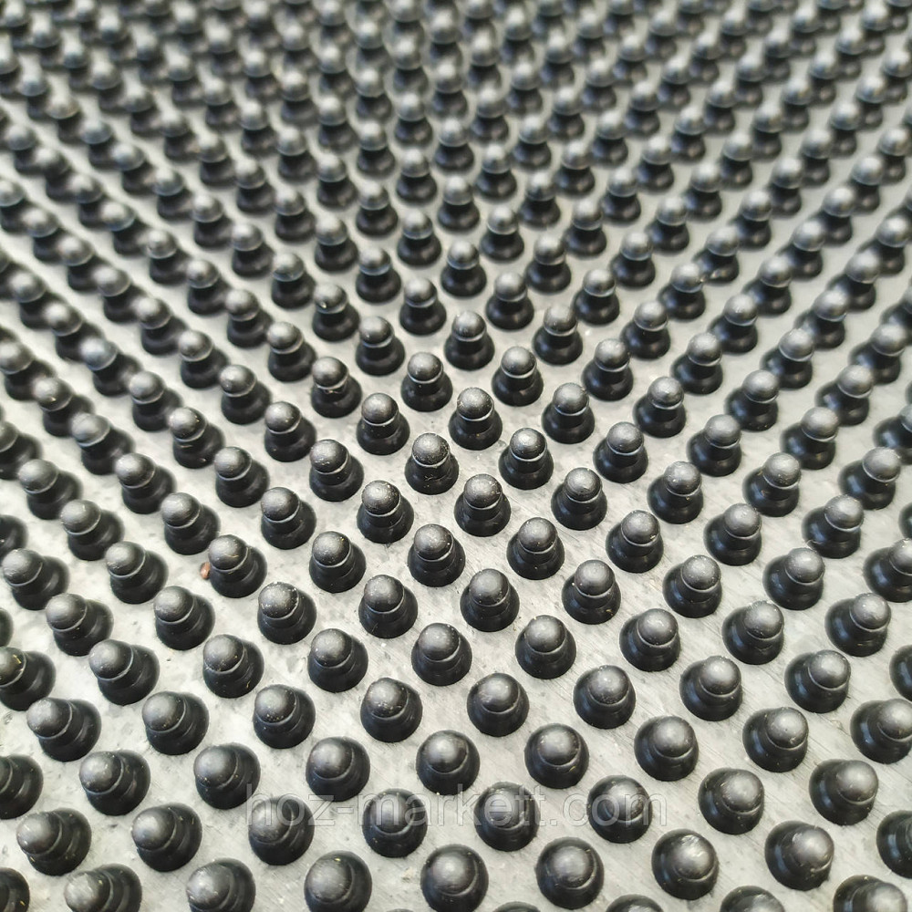 Килимок гумовий Велком напівкруглий розмір 90 см х 60 см Харків - фото 4