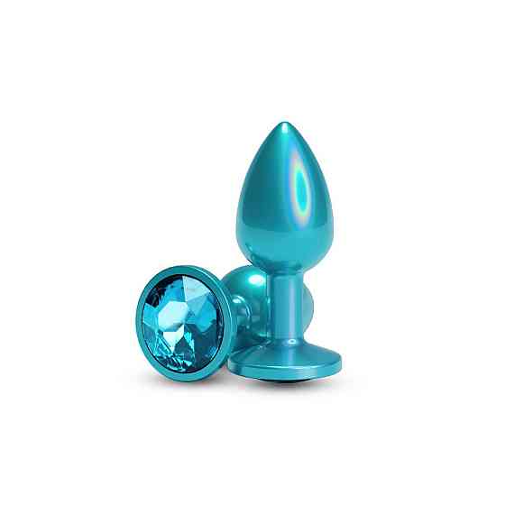 Анальна пробка NS Novelties Rear Assets - Iridescent Teal - Small - Teal Sex Aura Київ
