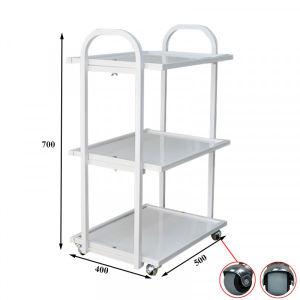 Візок косметологічний Профі+ Біла Київ - фото 3