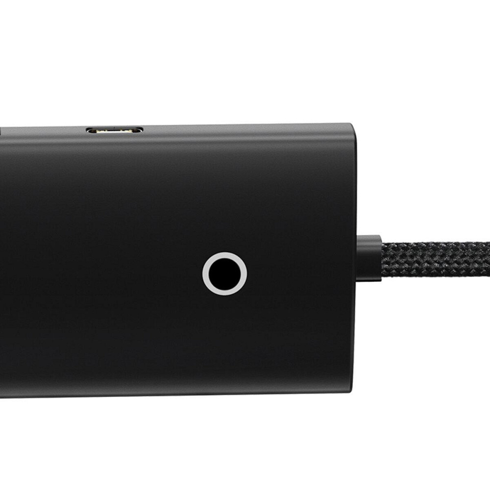 Хаб адаптер перехідник USB-Hub Baseus Lite Series 4-Port Type-C HUB Adapter (Type-C to USB 3.0*4) 25cm Black WKQX030301 Одеса - фото 6