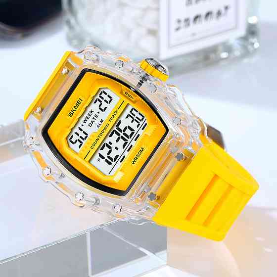 Skmei 2296WTYL White-Yellow SBR Київ