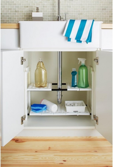 Раздвижная полка под раковину, под смеситель для шкафа с регулируемыми стойками Винница - изображение 2