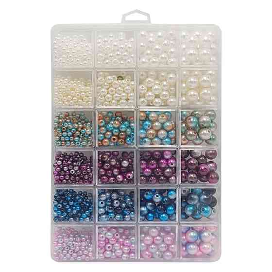 Набір для творчості "Бісер" 1199-84 намистини, гумка, пластикова коробка Вінниця