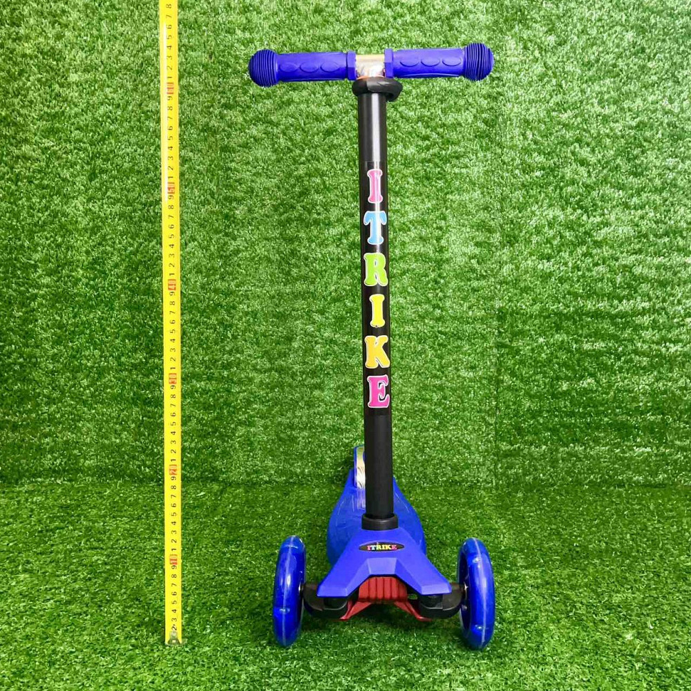 Самокат триколісний iTrike MAXI з підсвічуванням коліс Синій (JR 3-003-DBL) Чернігів - фото 9