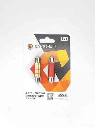 Лампочка софітна 8LED Т11-031 12-24V 36мм Cyclone (210 lumen) Винница