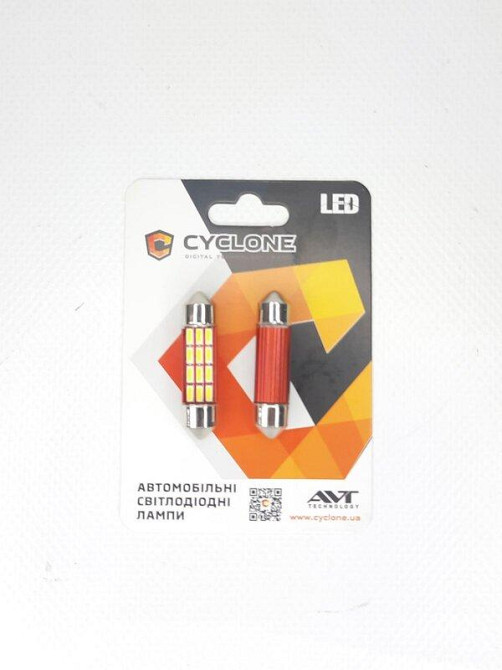 Лампочка софітна 8LED Т11-031 12-24V 36мм Cyclone (210 lumen) Винница - изображение 1