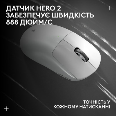 Мышка Logitech G Pro X Superlight 2 Lightspeed Wireless White (910-006638) Винница - изображение 7