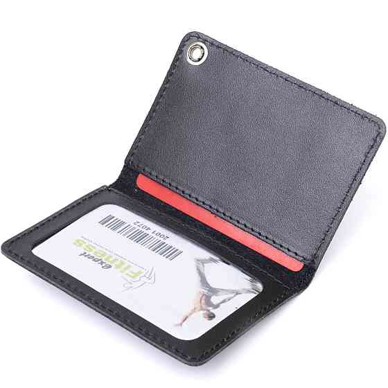 Компактна обкладинка на документи МВС України Чорна (SHVIGEL) Київ