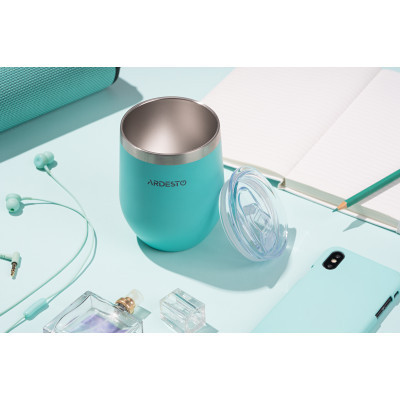 Термокружка Ardesto Compact Mug 350 мл Blue (AR2635MMS) Винница - изображение 4