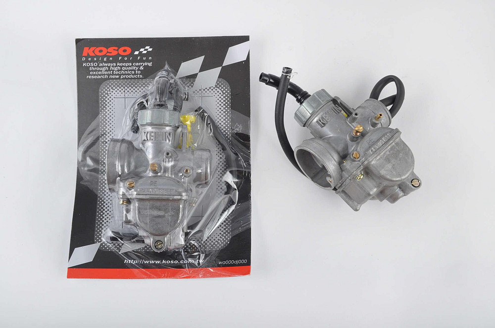 Карбюратор універсальний 100сс (KEIHIN, дифузор карбюратора 24mm, під трос) KOSO Київ - фото 1