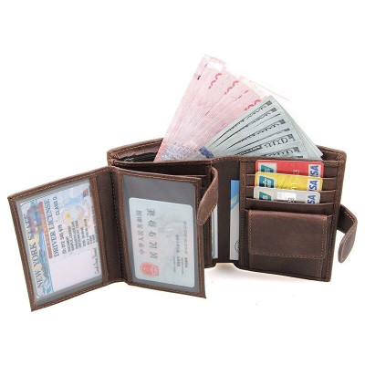 Портмоне Vintage Коричневе (14404) Вінниця - фото 5