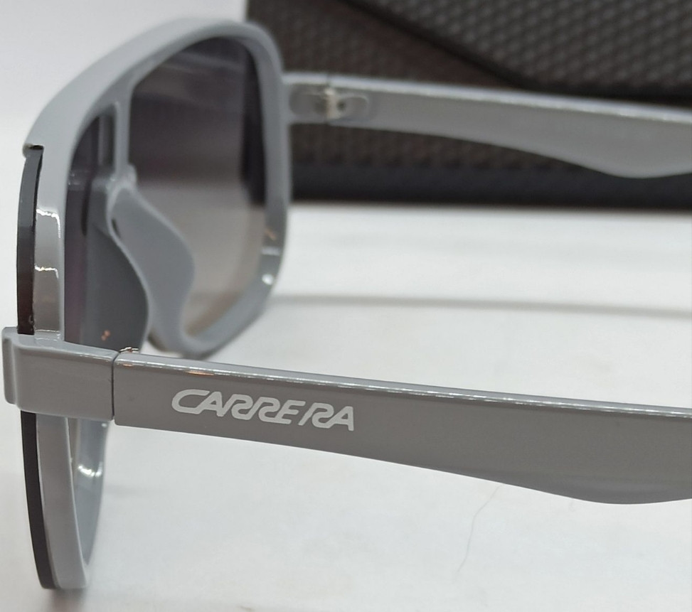 Брендовые очки мужские солнцезащитные серые зеркальные в футляре. Киев - изображение 4