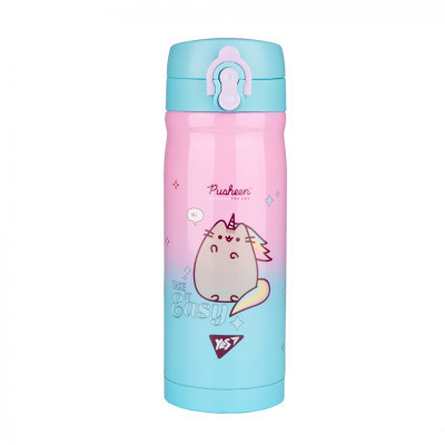 Поїльник-непроливайка Yes Термос Pusheen 350 мл (708198) Вінниця - фото 1