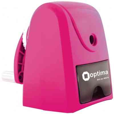 Точилка Optima Механическая для карандаша с автоматической подачей, розовая (O40676-09) Винница