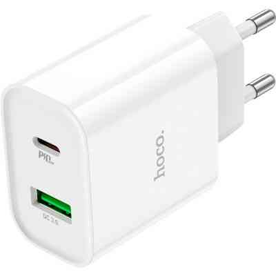Зарядний пристрій HOCO C80A Plus Rapido White (6931474779885) Вінниця