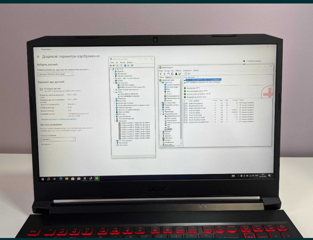 Acer Nitro 5 144Hz i5 -10300H PTX3050 4Gb SSD 256Gb HDD 500Gb RAM 16Gb. Харків - фото 8