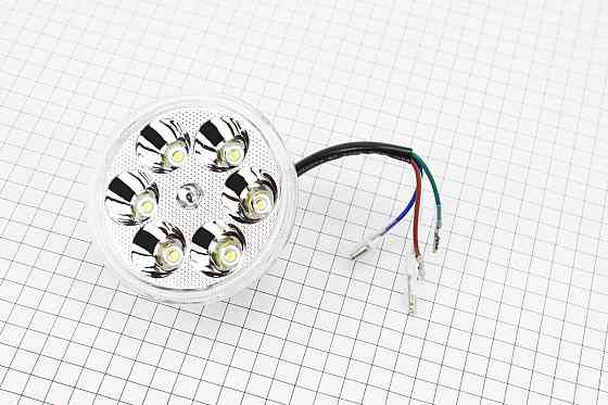 УЦІНКА DELTA Фари круглої внутрішня частина 6-LED з обідком, 80мм (не горить кілька діодів) Киев