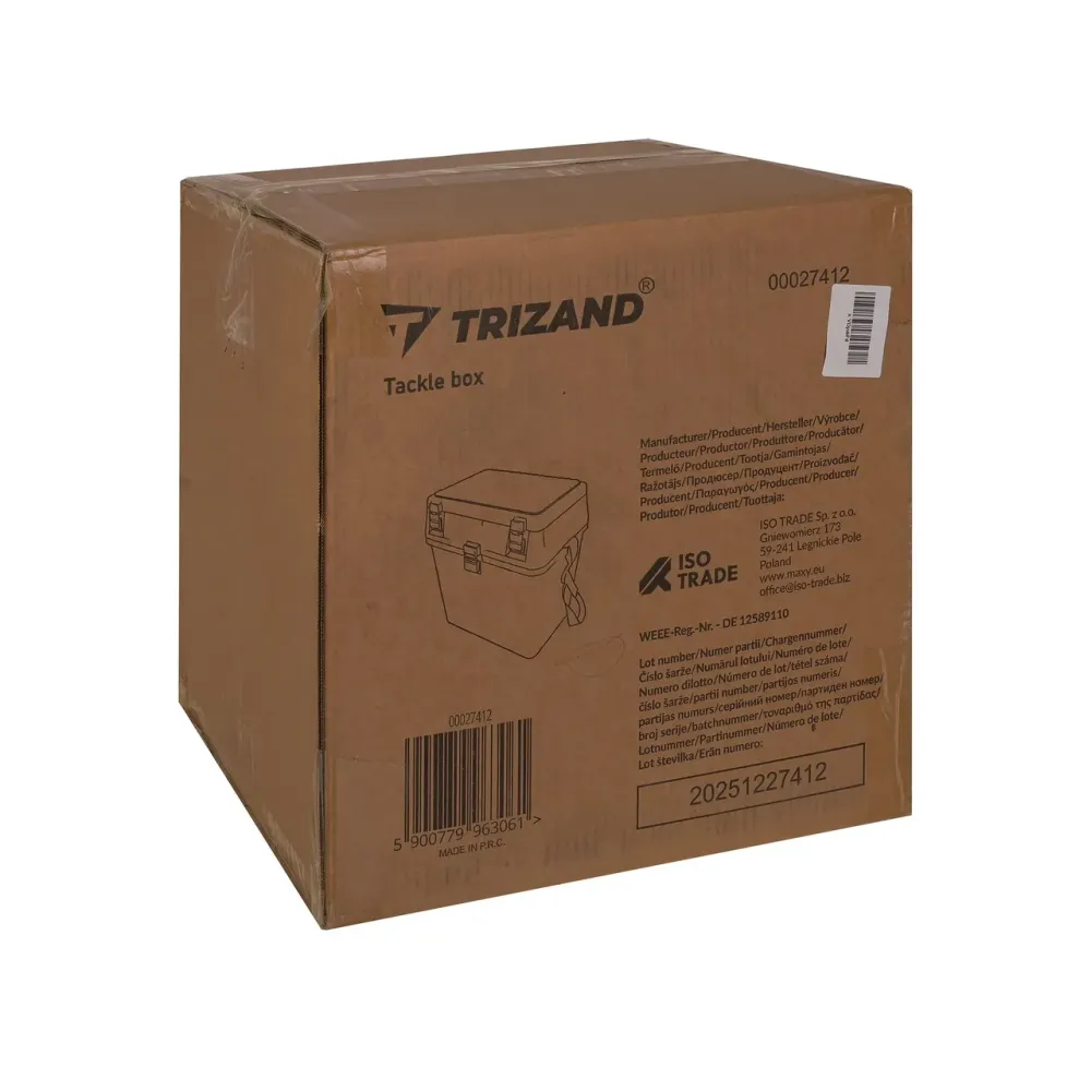 Рибальський ящик із сидінням та органайзером 38×34×21 см Trizand (27412) Нововолинськ - фото 10