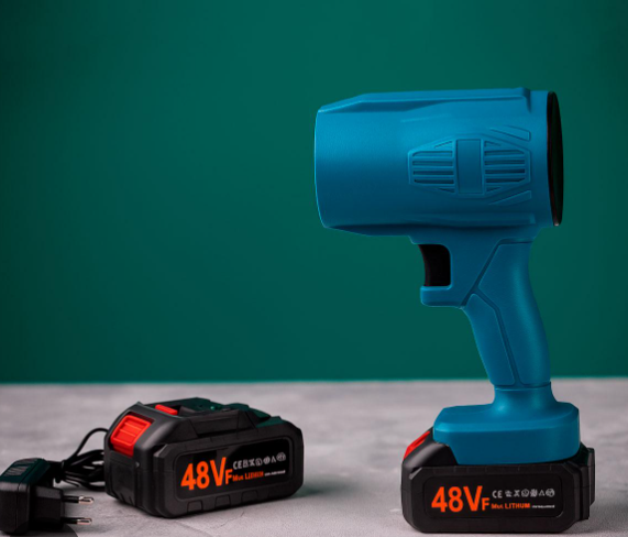 Портативний турбовентилятор 48V BLUE в довгому кейсі, акумуляторний повітровод для охолодження, вентиляції та очищення Одеса - фото 2