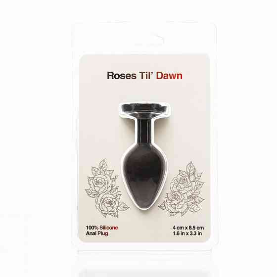 Анальна пробка BMS Roses Til’ Dawn Silicone Anal Plug Medium Sex Aura Київ