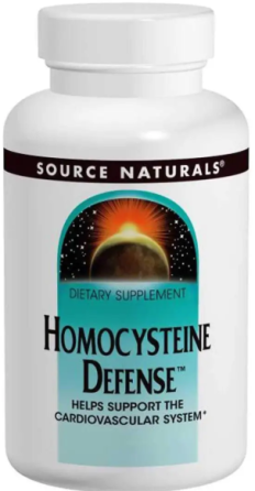 Поддержка сердца Source Naturals Homocysteine Defense 120 таб Киев
