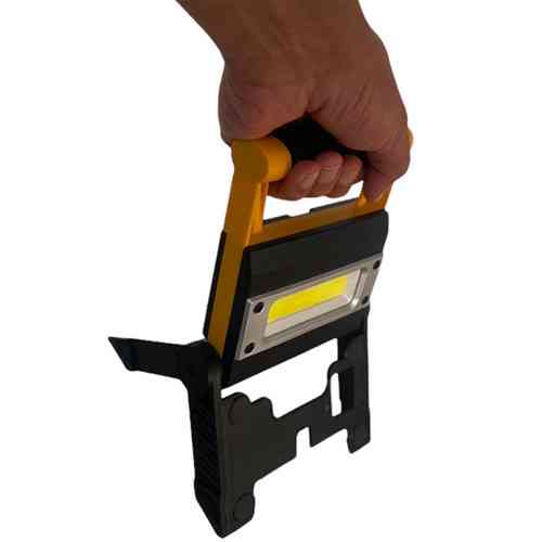 Прожектор переносний COB LED 12Вт 1000лм акумулятор 4800 мАг Type C USB powerbank 160x155x40 мм Київ