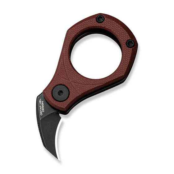 Ніж складаний кишеньковий Civivi Pyrus, (1.6 см) 14C28N / G10 темно-червоний Київ