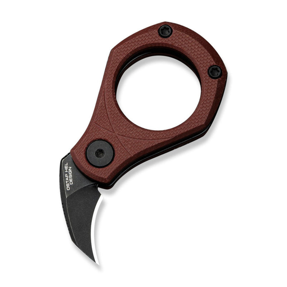 Ніж складаний кишеньковий Civivi Pyrus, (1.6 см) 14C28N / G10 темно-червоний Київ - фото 1