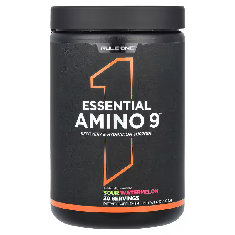 Комплекс аминокислот Rule One Essential Amino 9 345 г, Sour Watermelon Луцк - изображение 1