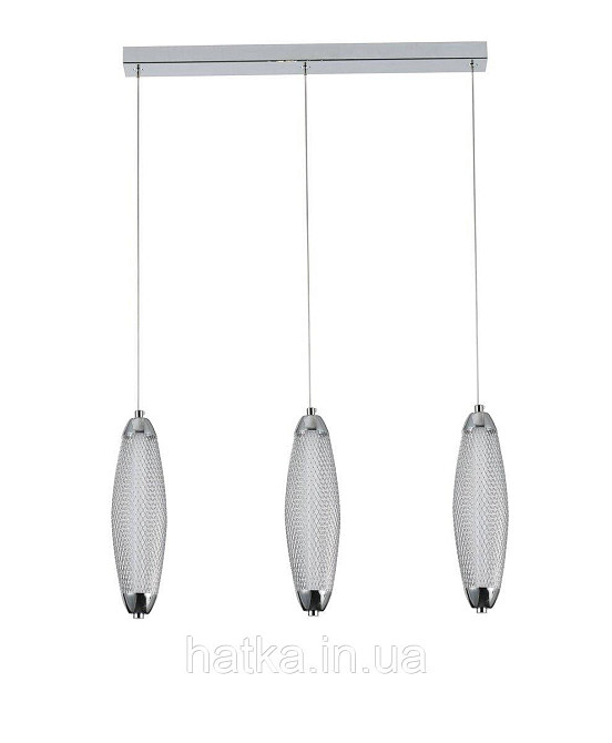 Підвісний світлодіодний світильник G 2667/3L 24W Хром Київ - фото 2