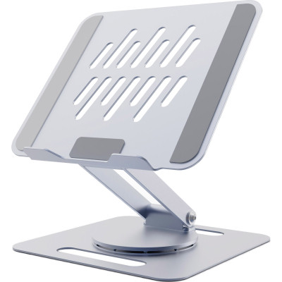 Подставка для ноутбука Gembird до 15.6", регулируемая, вращающаяся, алюминий (NBS-DR1-01) Винница - изображение 1