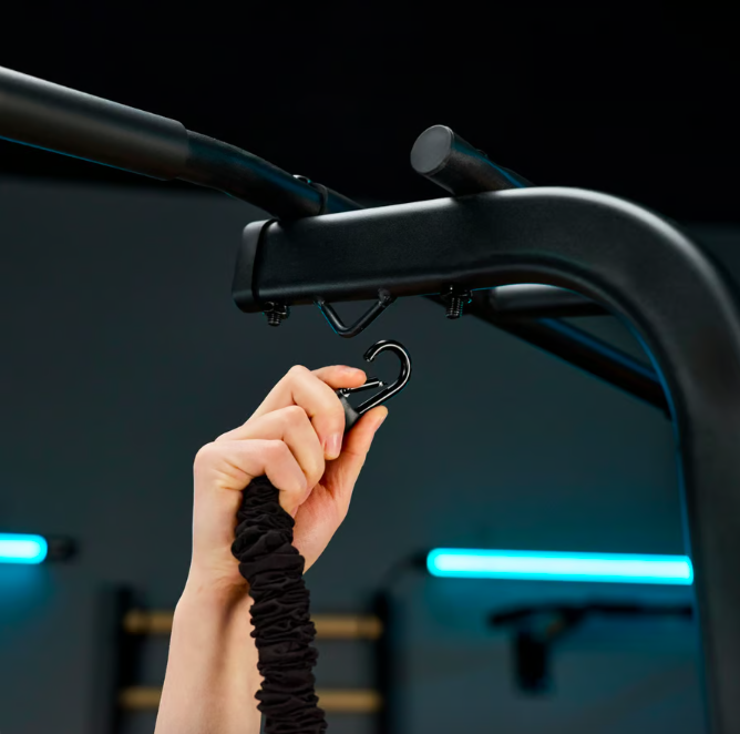 Силовая станция тренажер с эспандерами Trex Sport TX-150PR напольный турник и брусья для дома и спортзала Киев - изображение 9