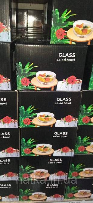 Тарілка піала-боул Olens "Звілінг" 500 мл подвійне скло для дому та ресторану Київ - фото 7