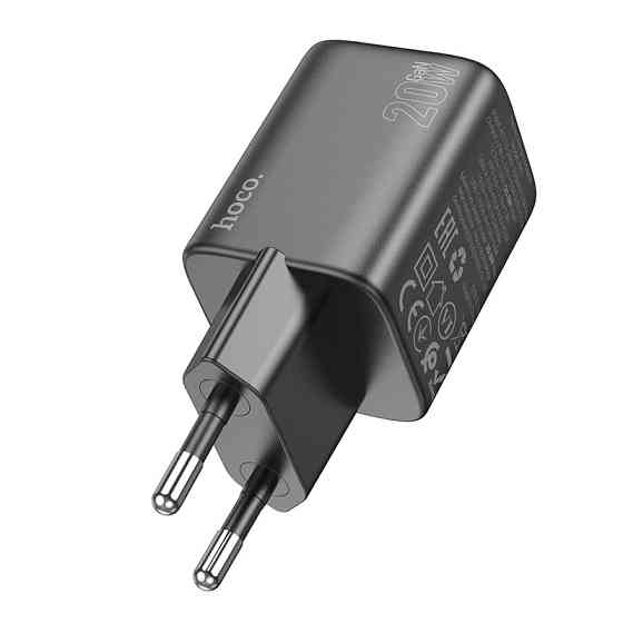 Мережевий зарядний пристрій HOCO N41 Almighty PD20W+QC3.0 charger Black Київ