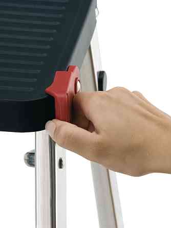 Лестница Rolser Табурет M/3 3 ступени Красный (MET3001-1009) Киев