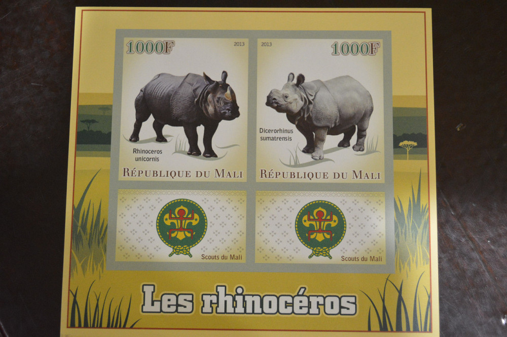 Малі. Марки. Фауна. Блок. 2013 рік (В-3) Полтава - фото 1