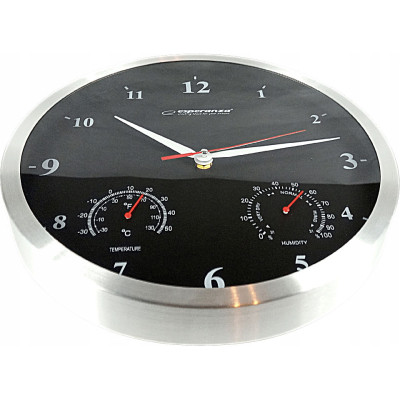 Настенные часы Esperanza Wall Clock Washington 30 см Black (EHC008K) Винница - изображение 3